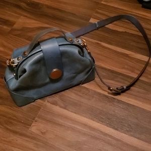 Old Trend gypsy soul blue leather crossbody bag